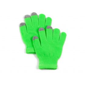 Rukavice na dotykový displej Zelené