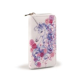 Lifestyle Dámská peněženka Jednorožec s květy