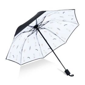 Dámský skládací deštník Lístek s pejskem