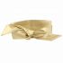 Dámský zlatý široký pásek z umělé kůže