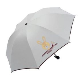 Dámský skládací deštník Bílý Králiček