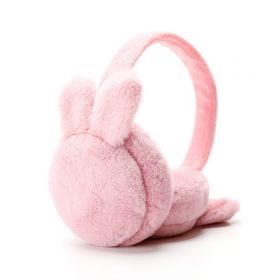 Plyšové klapky na uši králíček růžové