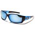 ARCTIC BLUE Pánské zrcadlové sluneční brýle Černé