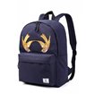 Ozuko studentský batoh s výšivkou Birds Modrý 18L